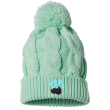 Load image into Gallery viewer, Chunk Twist Knit Beanie with Pom