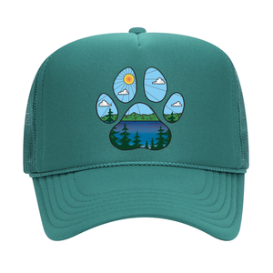 Hat - "Mountain Paw" Trucker - Youth