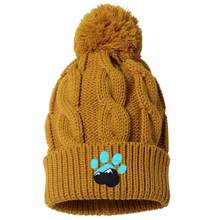 Load image into Gallery viewer, Chunk Twist Knit Beanie with Pom
